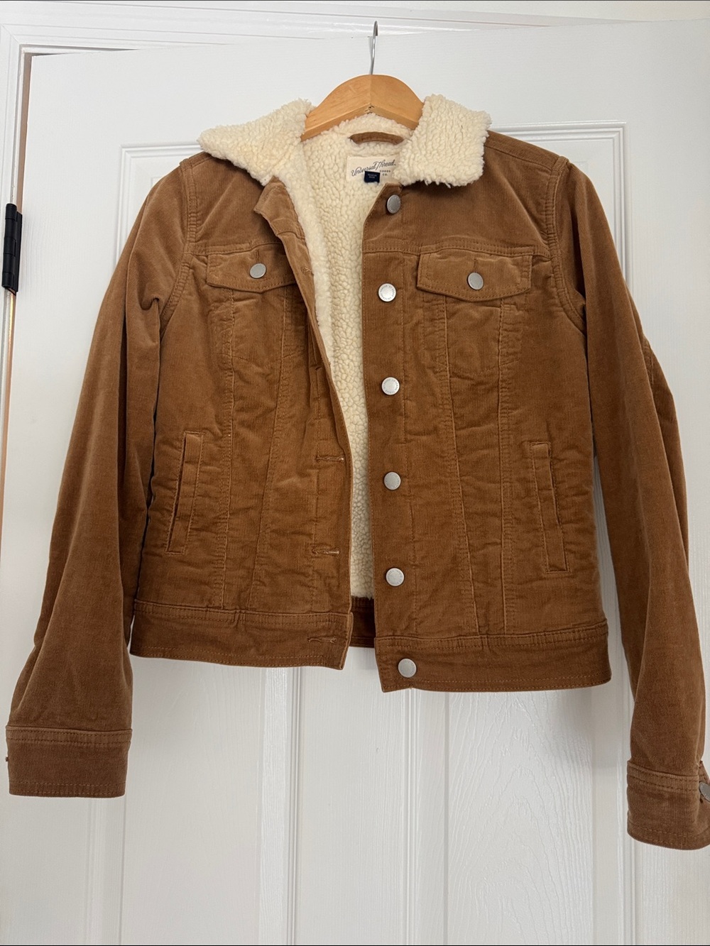 Universal Thread Brown Corduroy Sherpa-Lined Jacket